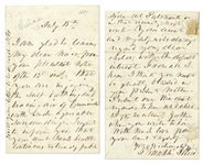 Franklin Pierce Poignant Autograph Letter Signed Regarding the Death of His Son, ...our dear Benny...was called from Earth...I cling to the place where I...exchanged the last words with my noble...